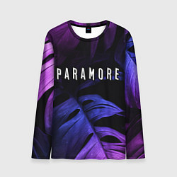 Мужской лонгслив Paramore neon monstera