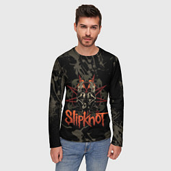 Лонгслив мужской Slipknot dark satan, цвет: 3D-принт — фото 2