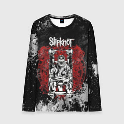 Лонгслив мужской Slipknot скелет, цвет: 3D-принт