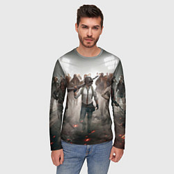 Лонгслив мужской ПAБГ, цвет: 3D-принт — фото 2