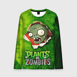 Лонгслив мужской Green zombie, цвет: 3D-принт