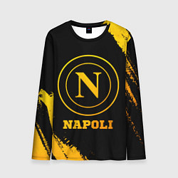 Лонгслив мужской Napoli - gold gradient, цвет: 3D-принт