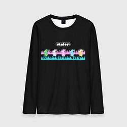 Лонгслив мужской NewJeans logo bunnies Minji Hanni Danielle Haerin, цвет: 3D-принт