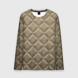 Мужской лонгслив Стёганая кожа - fashion texture