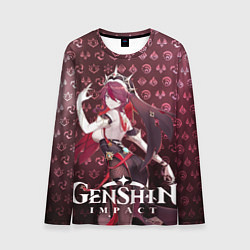 Лонгслив мужской Розария элементали, цвет: 3D-принт