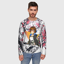 Лонгслив мужской Девушка с AUG, цвет: 3D-принт — фото 2