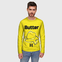 Лонгслив мужской BTS butter, цвет: 3D-принт — фото 2