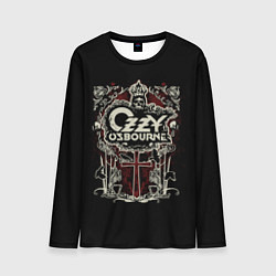 Лонгслив мужской Ozzy Osbourne logo, цвет: 3D-принт