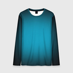 Мужской лонгслив Изумрудный градиент