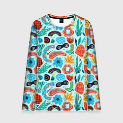 Мужской лонгслив Colorful patterns