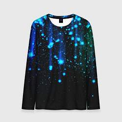 Лонгслив мужской Сияющий звездопад, цвет: 3D-принт