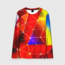 Мужской лонгслив Digital triangle abstract