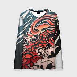 Лонгслив мужской Ирезуми-арт, цвет: 3D-принт