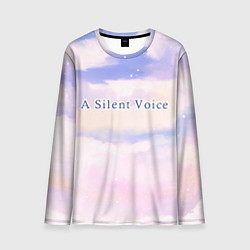 Лонгслив мужской A Silent Voice sky clouds, цвет: 3D-принт