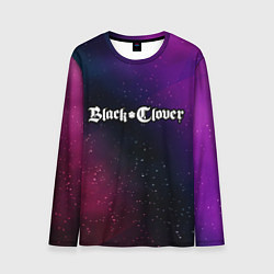Лонгслив мужской Black Clover gradient space, цвет: 3D-принт