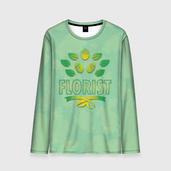 Лонгслив мужской Florist, цвет: 3D-принт