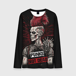 Мужской лонгслив Punks not dead