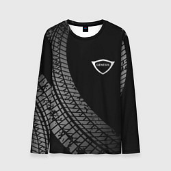 Лонгслив мужской Genesis tire tracks, цвет: 3D-принт