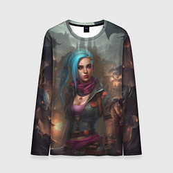 Лонгслив мужской Jinx art Arcane League of Legends fantasy, цвет: 3D-принт