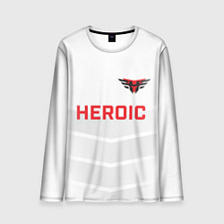 Мужской лонгслив Heroic white