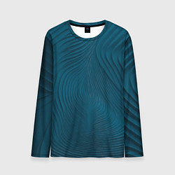 Лонгслив мужской Фантазия в синем, цвет: 3D-принт