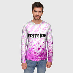 Лонгслив мужской Free Fire pro gaming: символ сверху, цвет: 3D-принт — фото 2
