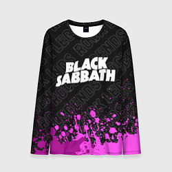 Лонгслив мужской Black Sabbath rock legends: символ сверху, цвет: 3D-принт