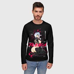 Лонгслив мужской Nier automata waifu, цвет: 3D-принт — фото 2