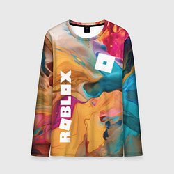 Лонгслив мужской Roblox Logo Color, цвет: 3D-принт