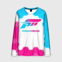 Лонгслив мужской Forza Horizon neon gradient style, цвет: 3D-принт