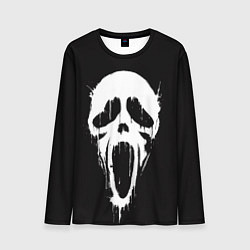 Мужской лонгслив Лицо призрака