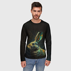 Лонгслив мужской Магический кролик, цвет: 3D-принт — фото 2