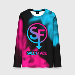 Лонгслив мужской Sally Face - neon gradient, цвет: 3D-принт