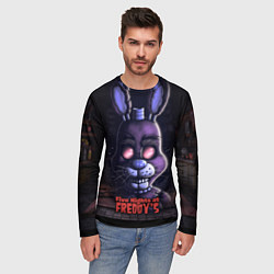 Лонгслив мужской Five Nights at Freddys Bonnie, цвет: 3D-принт — фото 2