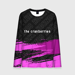 Мужской лонгслив The Cranberries rock legends: символ сверху