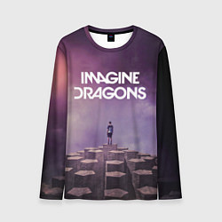 Лонгслив мужской Imagine Dragons обложка альбома Night Visions, цвет: 3D-принт