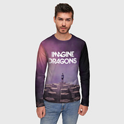 Лонгслив мужской Imagine Dragons обложка альбома Night Visions, цвет: 3D-принт — фото 2