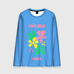 Лонгслив мужской Малага - Испания, цвет: 3D-принт