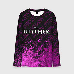 Лонгслив мужской The Witcher pro gaming: символ сверху, цвет: 3D-принт