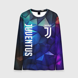 Лонгслив мужской Juventus logo blue, цвет: 3D-принт