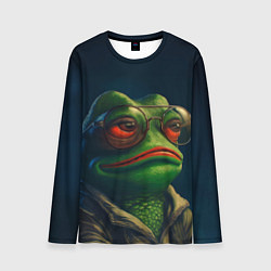 Лонгслив мужской Pepe frog, цвет: 3D-принт
