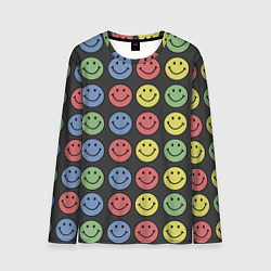 Лонгслив мужской Smiley, цвет: 3D-принт