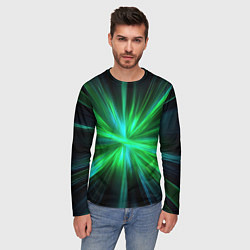 Лонгслив мужской Green light, цвет: 3D-принт — фото 2