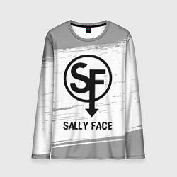 Лонгслив мужской Sally Face glitch на светлом фоне, цвет: 3D-принт