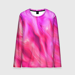 Лонгслив мужской Pink abstract texture, цвет: 3D-принт