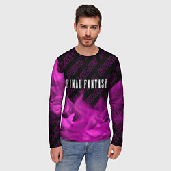 Лонгслив мужской Final Fantasy pro gaming: символ сверху, цвет: 3D-принт — фото 2