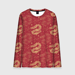 Мужской лонгслив The chinese dragon pattern