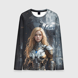 Мужской лонгслив Бронированная леди
