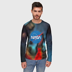 Лонгслив мужской Nasa space star collection, цвет: 3D-принт — фото 2
