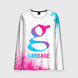 Лонгслив мужской Garbage neon gradient style, цвет: 3D-принт